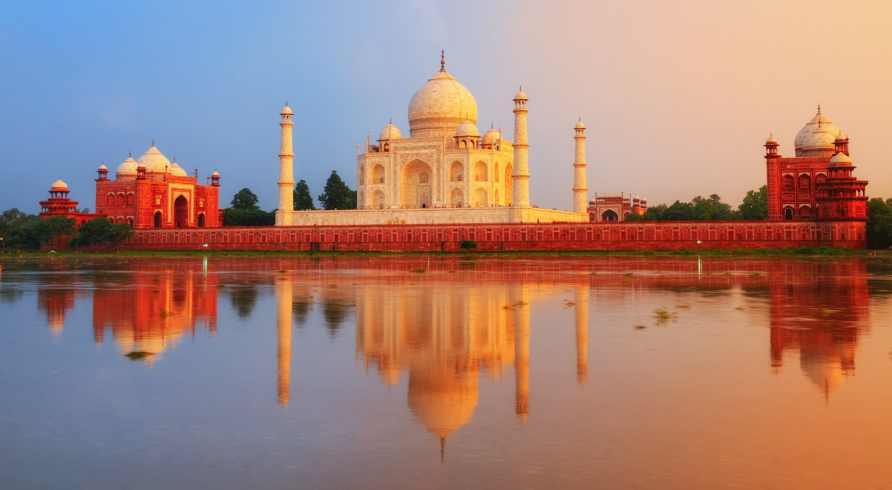 Taj Mahal Sunset